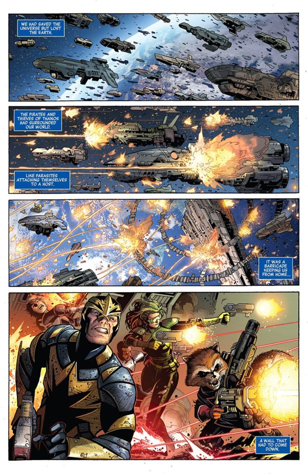 Infinity #6 art by Jim Cheung, Dustin Weaver, Justin Ponsor, and Ive Svorcina