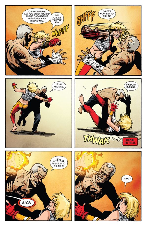 Iron Fist #80 art by Damian Couceiro and Andy Troy