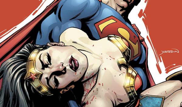 Justice League #42 cover by David Yardin