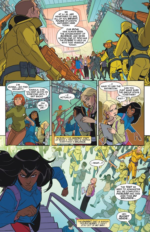 Marvel Rising #0 art by Marco Failla and Rachelle Rosenberg