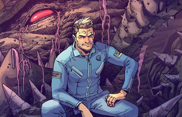 Mech Cadet Yu #8 cover by Takeshi Miyazawa and Raul Angulo