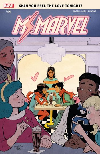 Ms. Marvel #29 cover Valerio Schiti