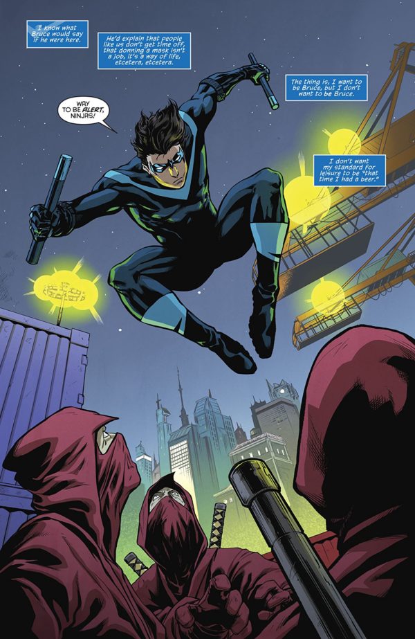 Nightwing #43 art by Minkyu Jung and Felipe Sobreiro