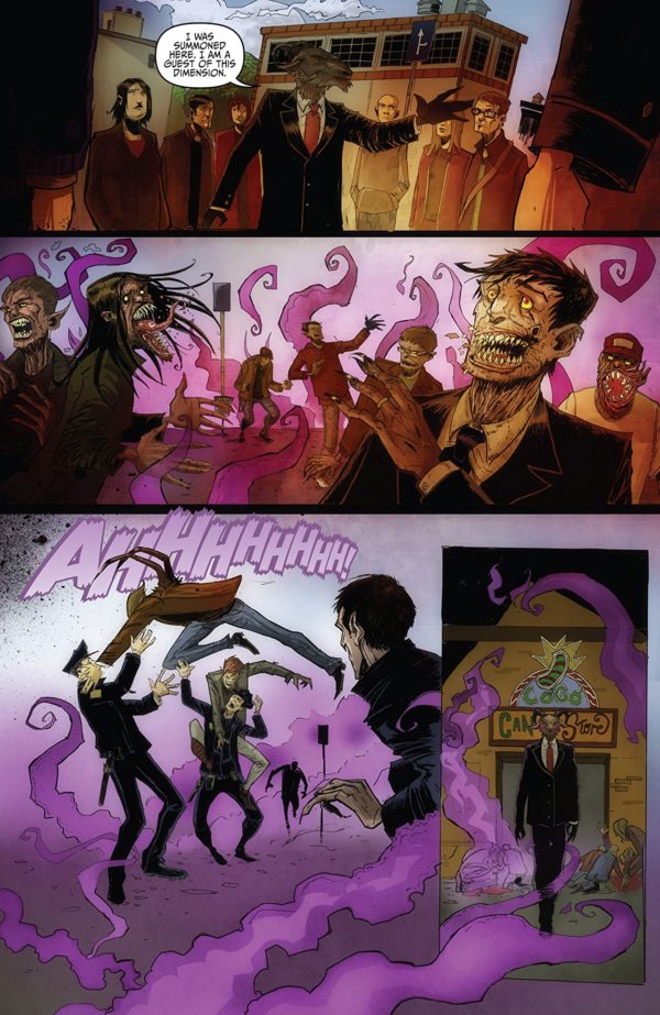 October Faction: Supernatural Dreams #2 art by Damian Worm