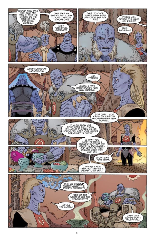 Sword of Ages #3 art by Gabriel Rodriguez and Lovern Kindzierski