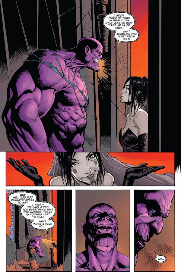Thanos #18 art by Geoff Shaw and Antonio Fabela