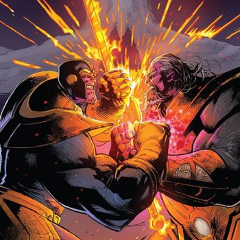 Thanos #18 cover by Geoff Shaw and Antonio Fabela