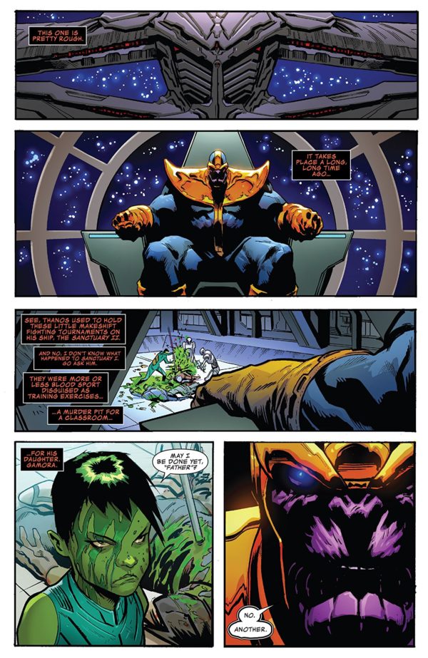 Thanos Annual #1 art by Geoff Shaw and Antonio Fabela