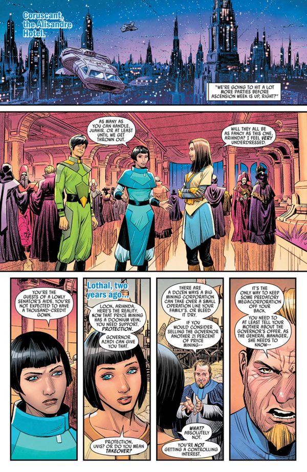 Star Wars: Thrawn #3 art by Luke Ross and Nolan Woodard