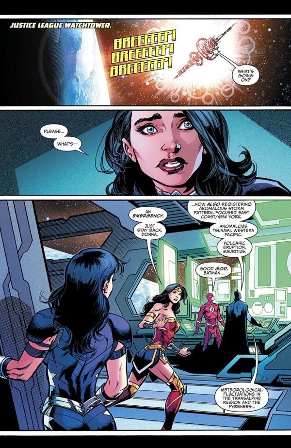Titans #22 art by Paul Pelletier, Andrew Hennessy, and Adriano Lucas