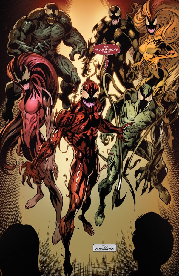 Venom #164 art by Mark Bagley, Scott Hanna, and Dono Sanchez-Almara