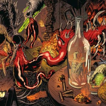 Vinegar Teeth #4 cover by Troy Nixey