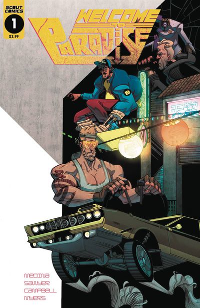 Welcome to Paradise #1 cover by Morgan Sawyer