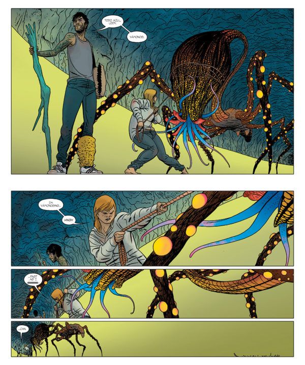 Barrier #5 art by Marcos Martin and Muntsa Vicente