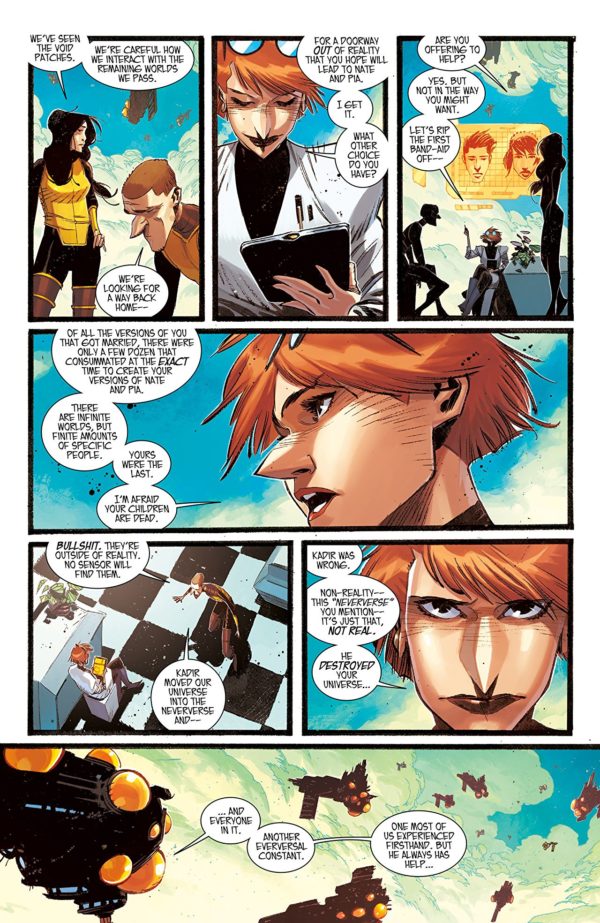 Black Science #35 art by Matteo Scalera and Moreno Dinisio