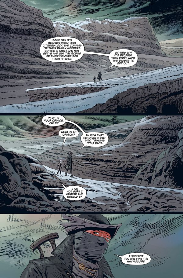 Bloodborne #3 art by Piotr Kowalski, Brad Simpson, and Kevin Enhart