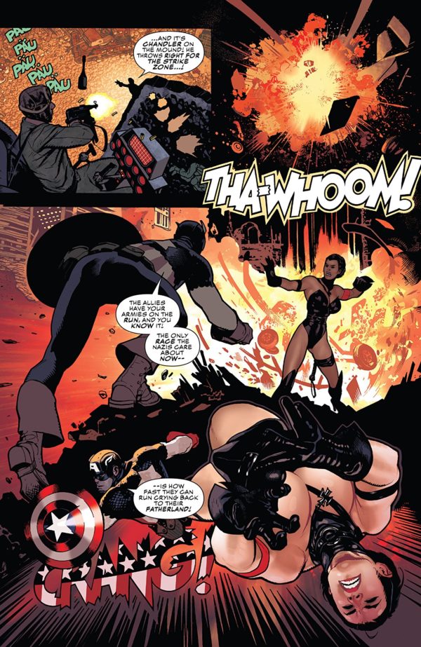 Captain America #701 art by Adam Hughes