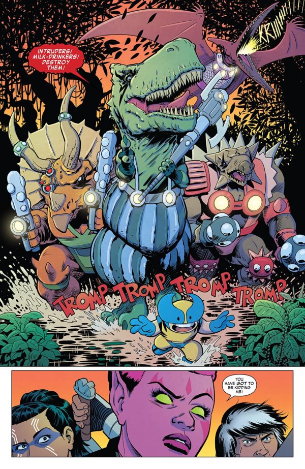 Exiles #3 art by Javier Rodriguez, Alvaro Lopez, and Chris O'Halloran