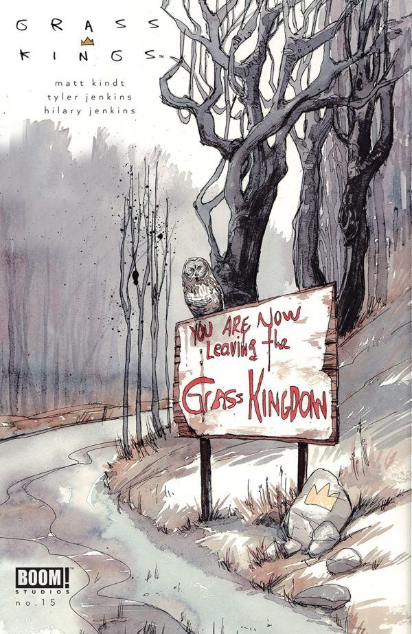 Grass Kings #15 cover by Tyler Jenkins