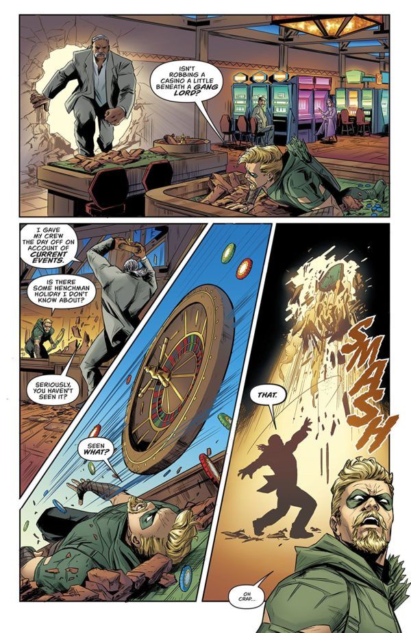 Green Arrow Annual #2 art by Carmen Carnero and Trish Mulvihill