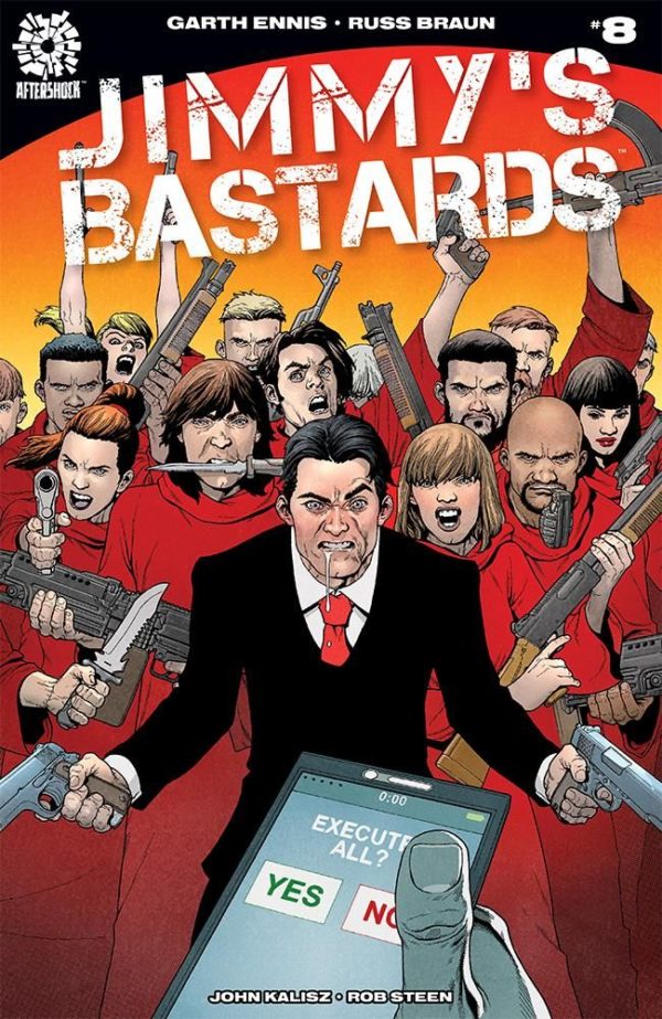Jimmy's Bastards #8 cover by Andy Clarke and Jose Villarrubia