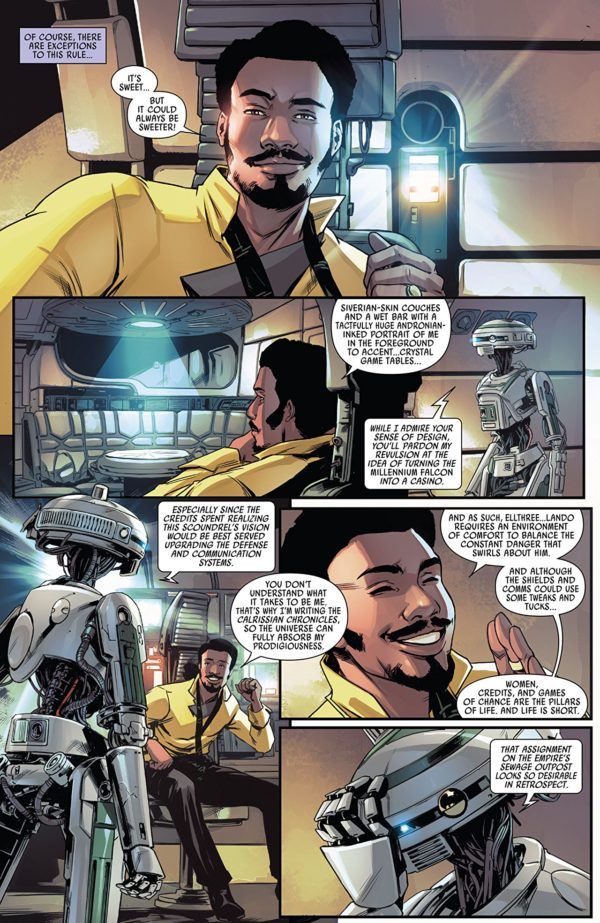 Lando: Double or Nothing #1 art by Paolo Villanelli and Andres Mossa