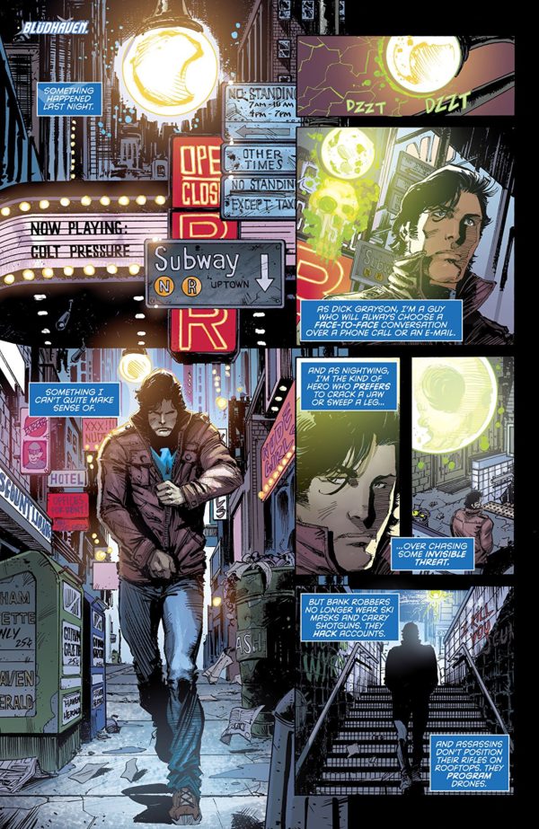 Nightwing #44 art by Chris Mooneyham and Nick Filardi