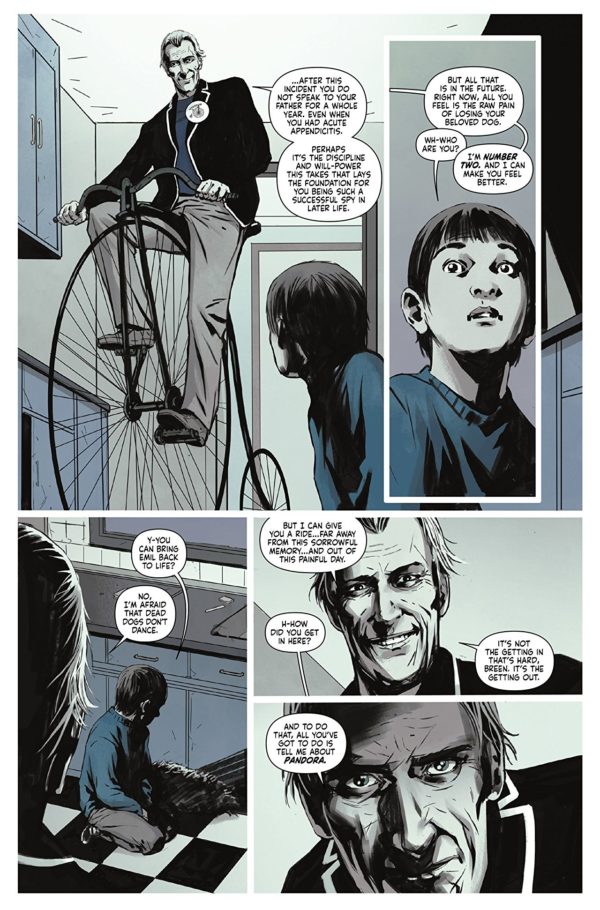 The Prisoner #2 art by Colin Lorimer and Joana LaFuente