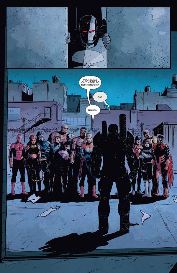 The Punisher #225 art by Guiu Vilanova and Lee Loughridge