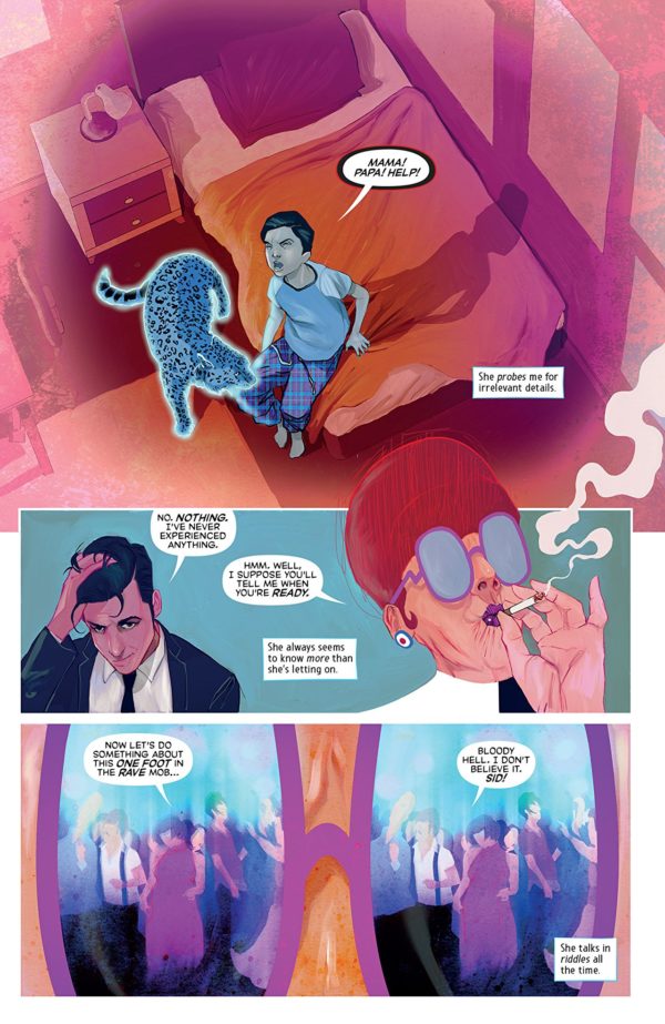 Punk's Not Dead #4 art by Martin Simmonds and Dee Cunniffe