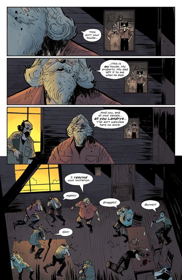 Redneck #12 art by Lisandro Estherren and Dee Cunniffe