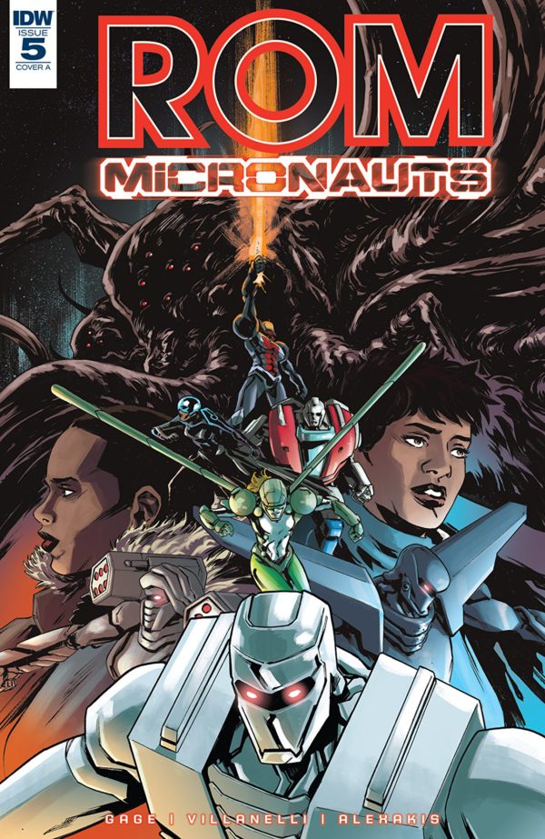 Rom and the Micronauts #5 cover by Paolo Villanelli