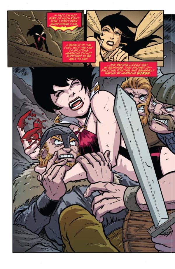 Savage Tales: Vampirella art by Anthony Marques, J. Bone, Fernando Ruiz, Daniel HDR, and Mohan