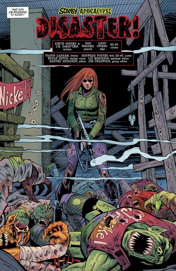 Scooby Apocalypse #25 art by Ron Wagner, Andy Owens, and Hi-Fi
