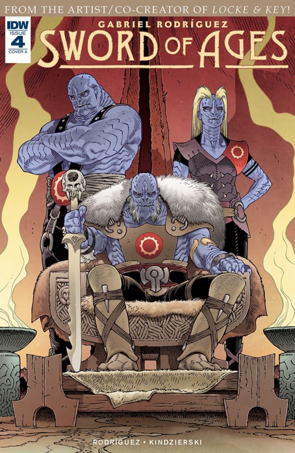 Sword of Ages #4 cover by Gabriel Rodriguez