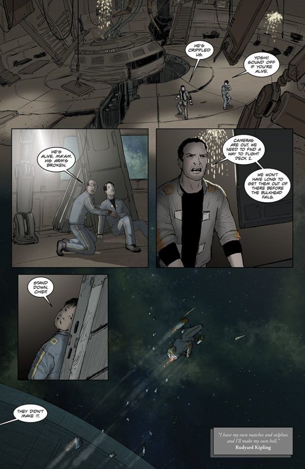 John Carpenter's Tales of Science Fiction: Vortex #8 art by Dave and Pete Kennedy