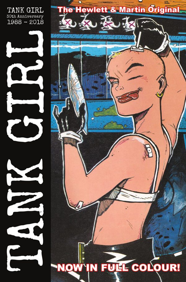 Tank Girl Full Color Classics: 1988-1989 cover by Jamie Hewlett