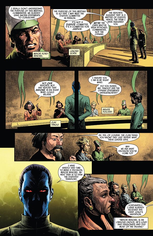 Star Wars: Thrawn #4 art by Luke Ross and Nolan Woodard