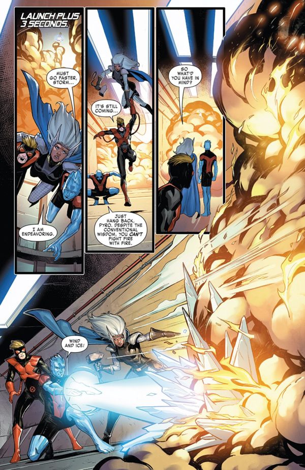 X-Men: Gold #28 art by Michele Bandini and Arif Prianto