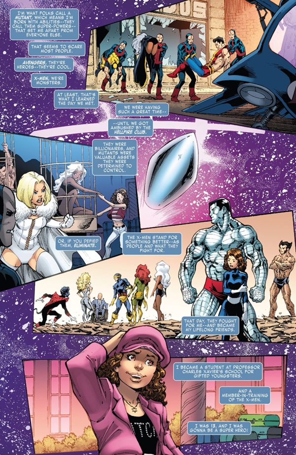 X-Men Wedding Special #1 art by Todd Nauck and Rachelle Rosenberg