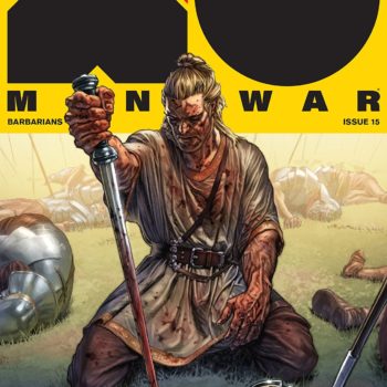 X-O Manowar #15 cover by Lewis Larosa and Diego Rodriguez