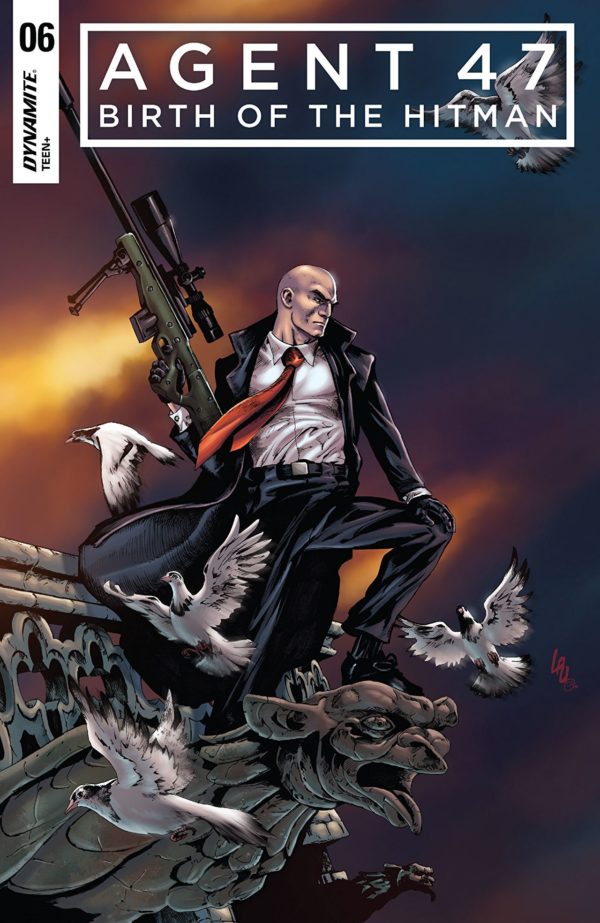 Agent 47: Birth of a Hitman #6 cover by Jonathan Lau and Omi Remalante