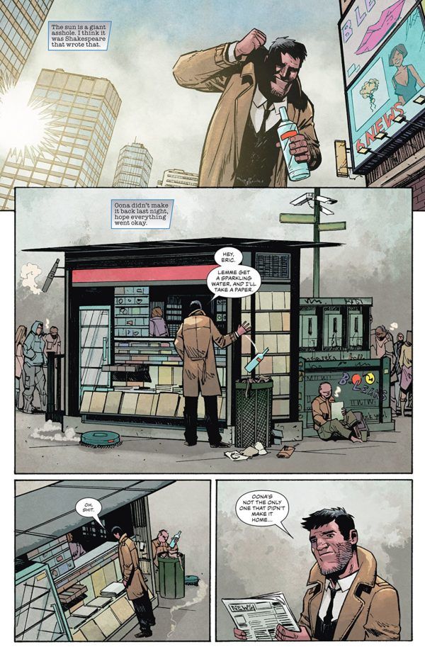 Analog #3 art by David O'Sullivan and Mike Spicer