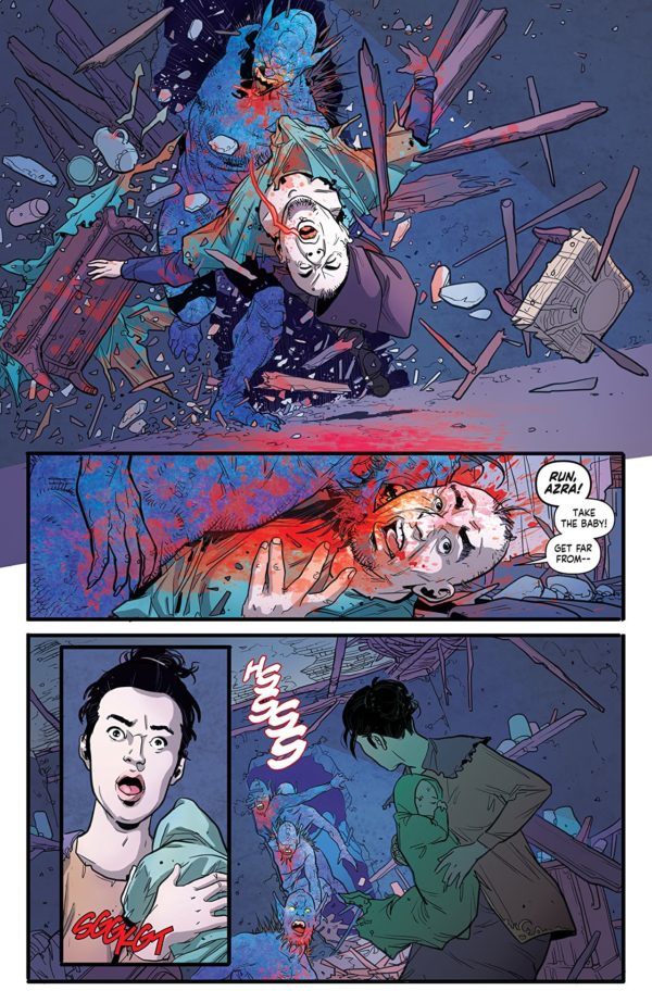 Brothers Dracul #3 art by Mirko Colak and Maria Santaolalla