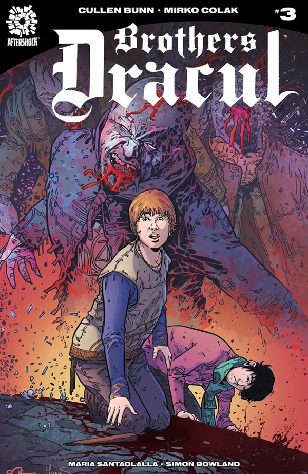 Brothers Dracul #3 cover by Mirko Colak and Maria Santaolalla
