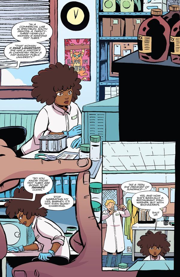 By Night #1 art by Christine Larsen and Sarah Stern