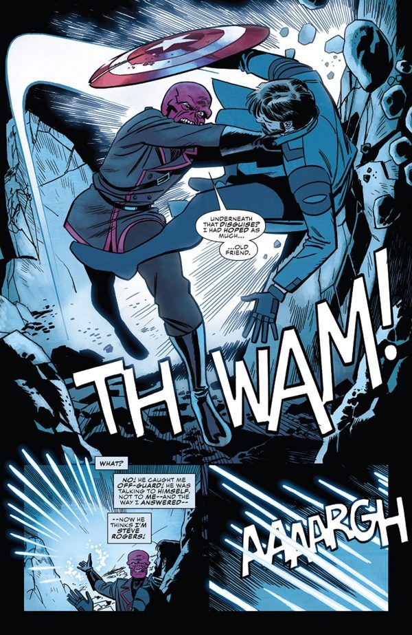 Captain America #703 art by Leonardo Romero and Jordie Bellaire