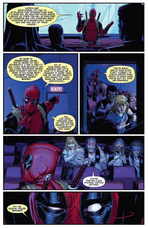 Deadpool #1 art by Nic Klein