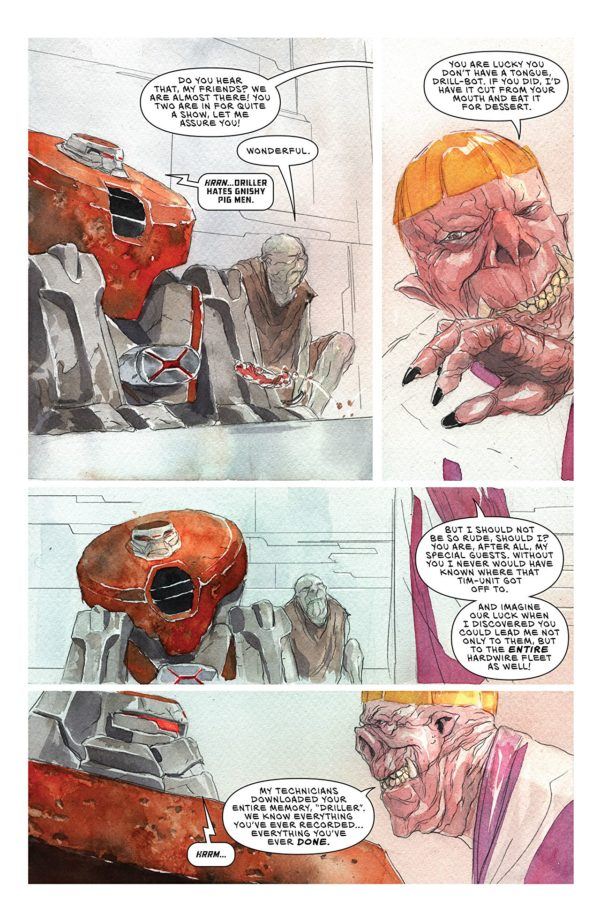 Descender #30 art by Dustin Nguyen