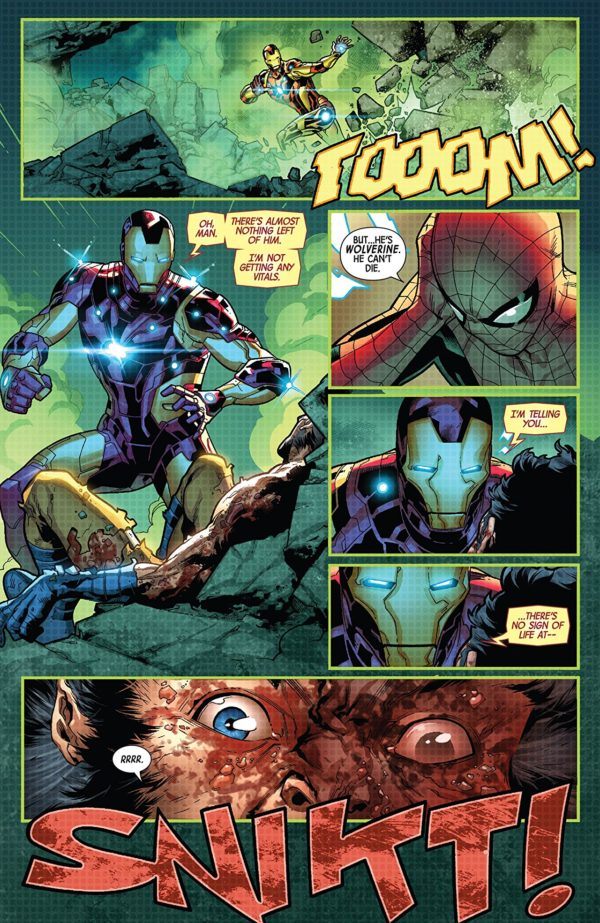 Hunt for Wolverine: Adamantium Agenda #2 art by R.B. Silva, Adriano di Benedetto, and Guru-eFX